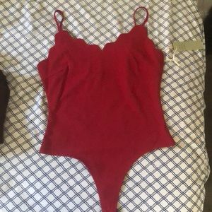 Red body suit ! 🦋